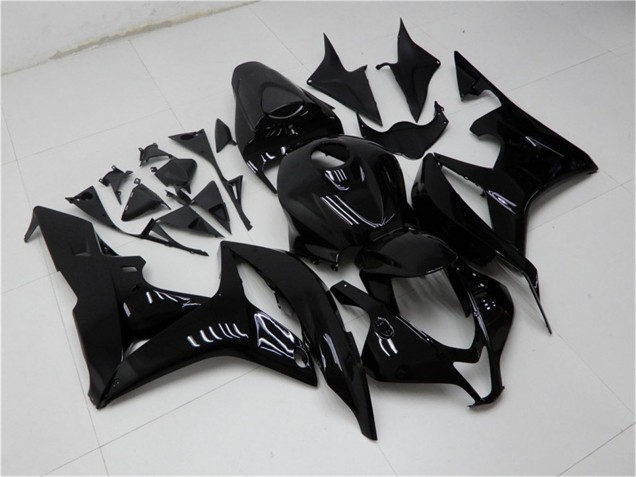 2007-2008 Glossy Black Honda CBR600RR Motorcycle Fairings UK Stores