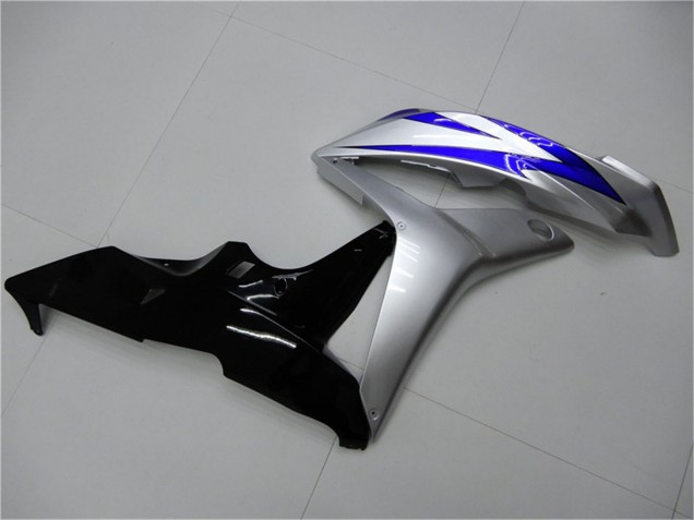 2007-2008 Silver Blue Glossy Black OEM Style Honda CBR600RR Motorcycle Fairings UK Stores