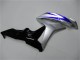 2007-2008 Silver Blue Glossy Black OEM Style Honda CBR600RR Motorcycle Fairings UK Stores
