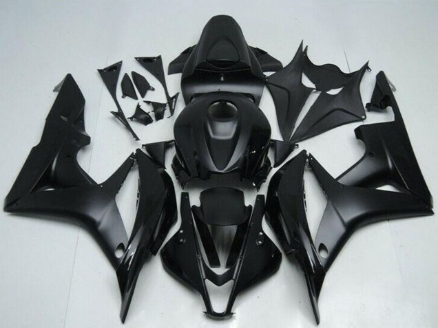 2007-2008 Matte Black Honda CBR600RR Motorcycle Fairing Kits UK Stores