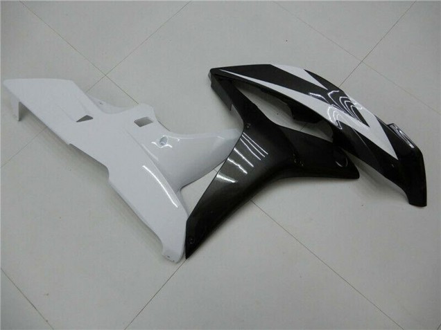 2007-2008 White Glossy Black Honda CBR600RR Bike Fairings UK Stores
