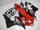 2007-2008 Red Matte Black with Decals Honda CBR600RR Motorcycle Fairings UK Stores