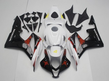 2007-2008 White Red Yellow Glossy Black Limited Edition Honda CBR600RR Motorcycle Fairings UK Stores