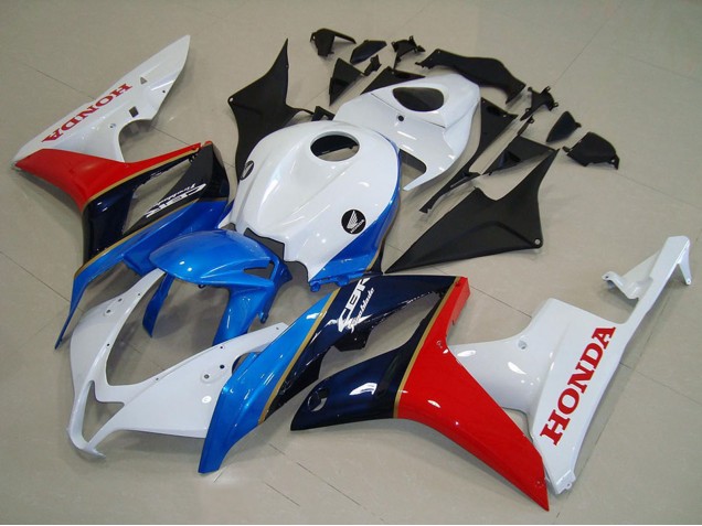 2007-2008 White Blue Red Glossy Black Honda CBR600RR Motorcycle Fairing UK Stores