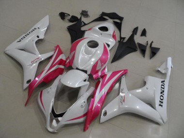 2007-2008 White Pink Honda CBR600RR Motorcycle Fairings UK Stores