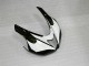 2007-2008 Black White Kawasaki ZX6R Motorcycle Fairings UK Stores