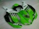 2007-2008 Green White Ninja Kawasaki ZX6R Motorcycle Fairings UK Stores