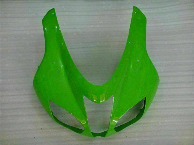 2007-2008 Green White Ninja Kawasaki ZX6R Motorcycle Fairings UK Stores