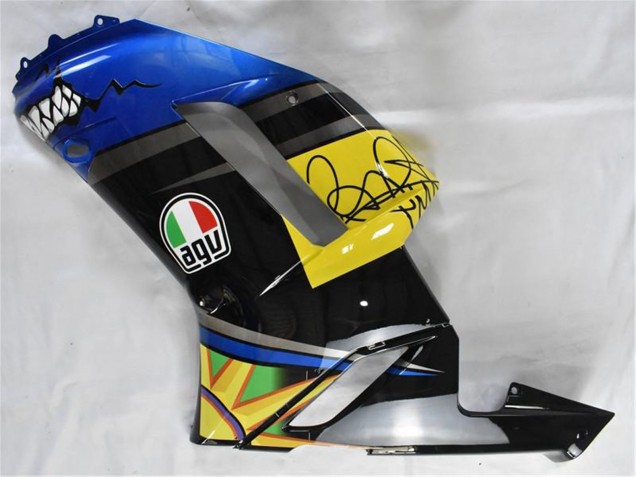 2007-2008 Blue Shark Kawasaki ZX6R Motorcycle Fairings UK Stores