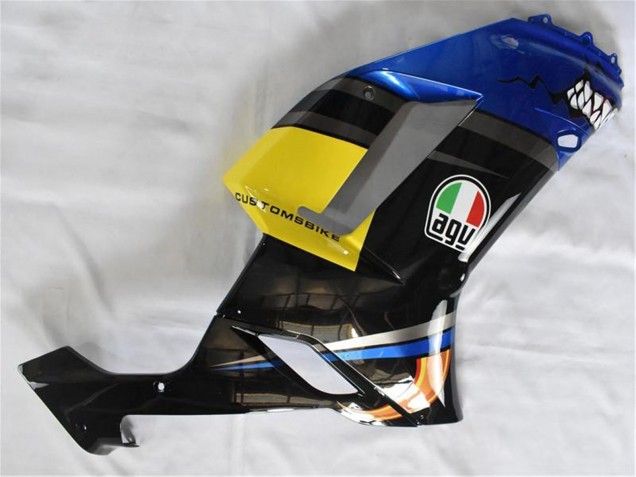 2007-2008 Blue Shark Kawasaki ZX6R Motorcycle Fairings UK Stores