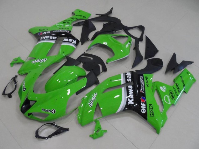 2007-2008 Green Arrow Kawasaki ZX6R Motorcycle Fairings UK Stores