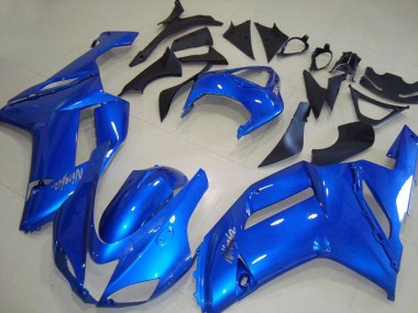 2007-2008 Blue Kawasaki ZX6R Abs Motorcycle Fairings UK Stores