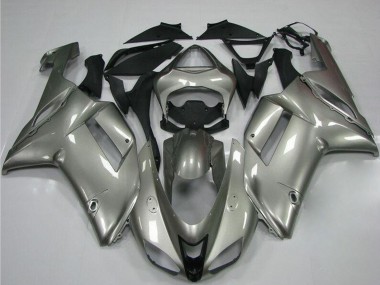 2007-2008 Grey Kawasaki ZX6R Motorcycle Fairings UK Stores