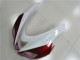 2007-2008 White Black Red Kawasaki ZX6R Motorcycle Fairings UK Stores