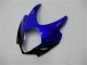 2007-2008 White Blue Black No Decal Suzuki GSXR 1000 Motorcycle Fairings UK Stores