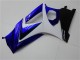 2007-2008 White Blue Black No Decal Suzuki GSXR 1000 Motorcycle Fairings UK Stores