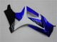 2007-2008 White Blue Black No Decal Suzuki GSXR 1000 Motorcycle Fairings UK Stores