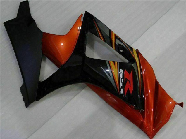 2007-2008 Black Orange Suzuki GSXR 1000 Motorcycle Fairings UK Stores