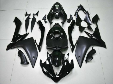 2007-2008 Glossy Black Matte Black Yamaha YZF R1 Motorcycle Fairings UK Stores