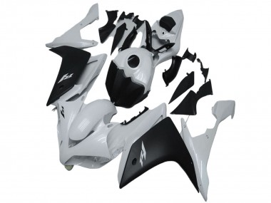 2007-2008 White Matte Black Yamaha YZF R1 Motorcycle Fairing UK Stores