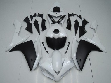 2007-2008 White Matte Black Yamaha YZF R1 Motorcycle Fairing UK Stores