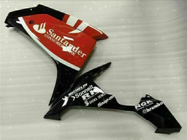 2007-2008 Red White Black Fimer Santander 46 Yamaha YZF R1 Motorcycle Fairings UK Stores