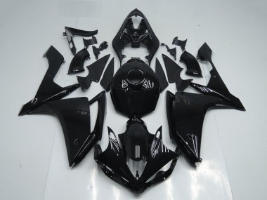 2007-2008 Glossy Black Yamaha YZF R1 Motorcycle Fairings UK Stores