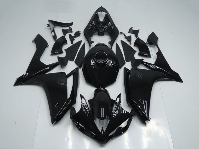 2007-2008 Glossy Black Yamaha YZF R1 Motorcycle Fairings UK Stores