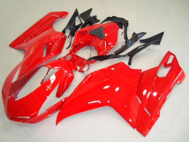 2007-2014 Red Ducati 848 1098 1198 Motorcycle Fairings UK Stores