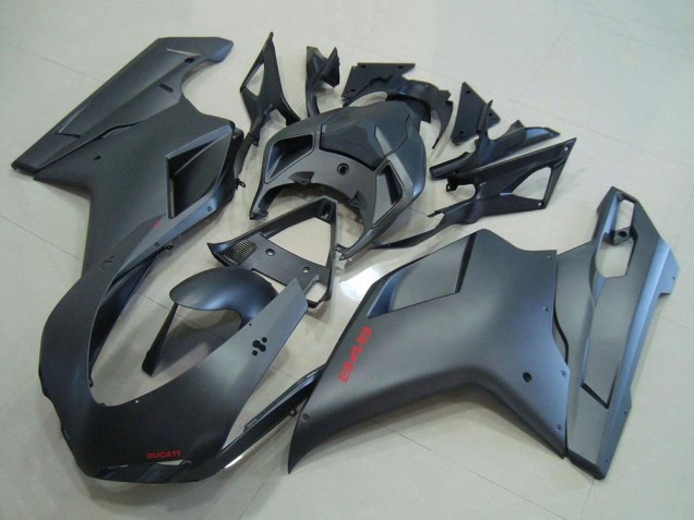 2007-2014 Matte Black Ducati 848 Motorcycle Fairing UK Stores