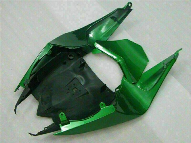 2008-2010 Glossy Black Green Flame Kawasaki ZX10R Motorcycle Fairings UK Stores