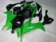 2008-2010 Green Black Kawasaki ZX10R Motorcycle Fairing Kits UK Stores