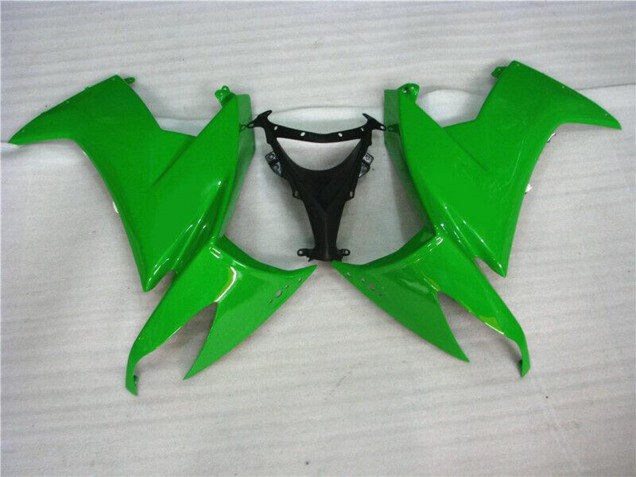 2008-2010 Green Black Kawasaki ZX10R Motorcycle Fairing Kits UK Stores