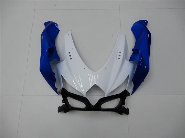 2008-2010 White Blue Suzuki GSXR 600/750 Motorcycle Fairings UK Stores