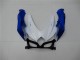 2008-2010 White Blue Suzuki GSXR 600/750 Motorcycle Fairings UK Stores