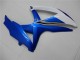 2008-2010 White Blue Suzuki GSXR 600/750 Motorcycle Fairings UK Stores