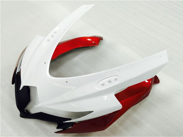 2008-2010 White Red Glossy Black Suzuki GSXR 600/750 Motorcycle Fairings UK Stores