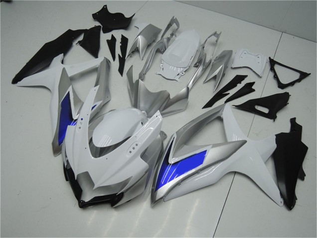 2008-2010 Silver White Blue Black Suzuki GSXR 600/750 Motorcycle Fairings UK Stores