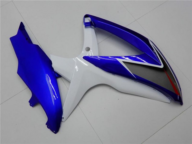 2008-2010 White Blue Black Red Line Suzuki GSXR 600/750 Motorcycle Fairings UK Stores