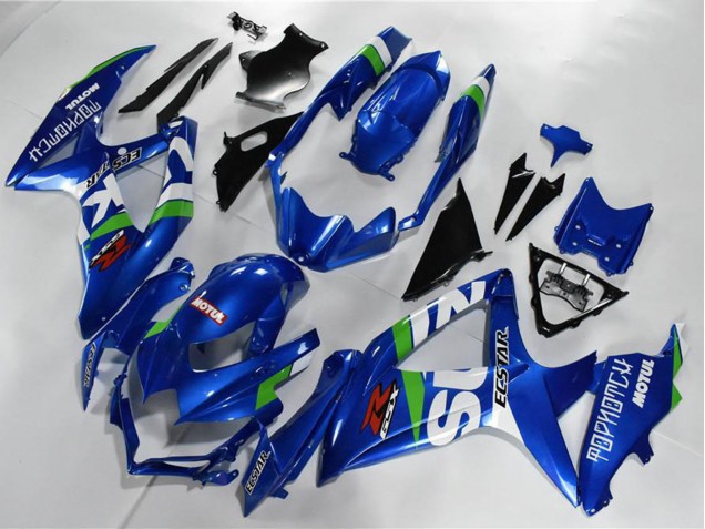 2008-2010 Blue White Green Black Suzuki GSXR 600/750 Motorcycle Fairings UK Stores