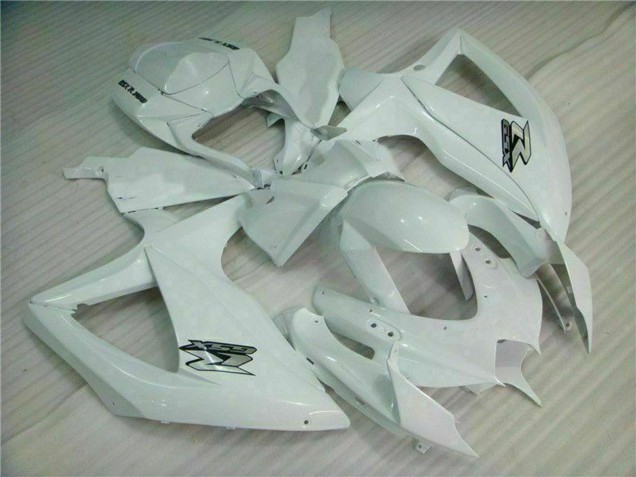 2008-2010 White Suzuki GSXR 600/750 Motorcycle Fairings UK Stores