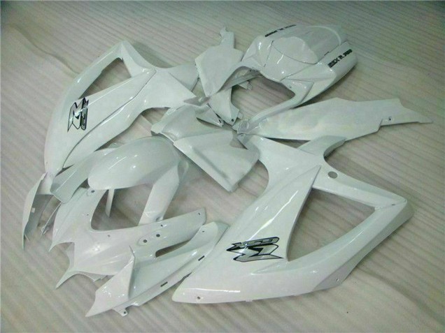 2008-2010 White Suzuki GSXR 600/750 Motorcycle Fairings UK Stores