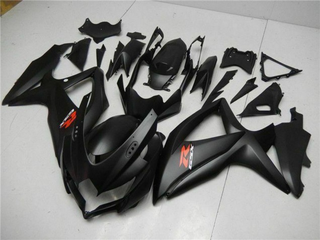 2008-2010 Matte Black Red Suzuki GSXR 600/750 Motorcycle Fairings UK Stores