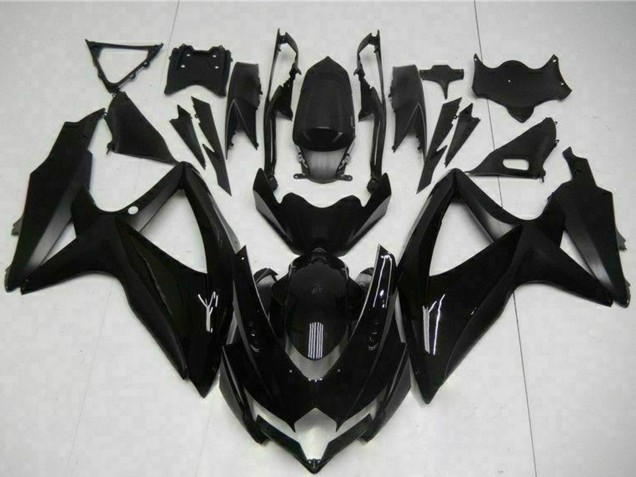 2008-2010 Glossy Black Matte Black Suzuki GSXR 600/750 Motorcycle Fairings UK Stores