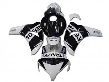 2008-2011 White Glossy Black Repsol Honda CBR1000RR Motorcycle Fairings UK Stores