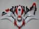 2008-2011 White Red Honda CBR1000RR Motorcycle Fairings UK Stores