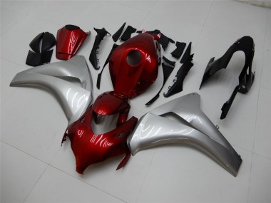 2008-2011 Silver Maroon Red Honda CBR1000RR Motorcycle Fairings UK Stores