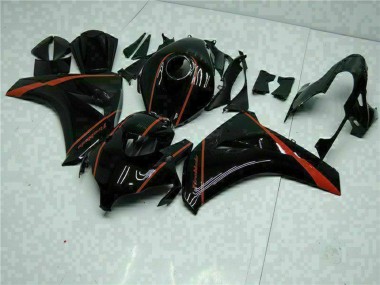 2008-2011 Glossy Black Red Honda CBR1000RR Motorcycle Fairings UK Stores