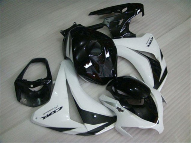 2008-2011 White Glossy Black Honda CBR1000RR Motorcycle Fairings Kits UK Stores
