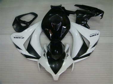 2008-2011 White Glossy Black Honda CBR1000RR Motorcycle Fairings Kits UK Stores